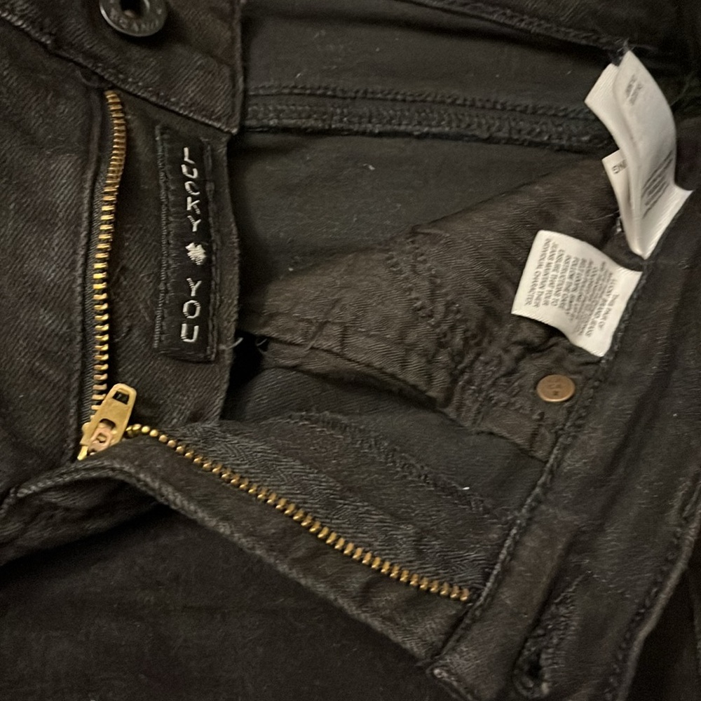π Lucky Brand 'Brooke' Legging β’ Dark Black Wash Skinny Stretch Jeans β’ Sz 6/28 - Picture 8 of 12